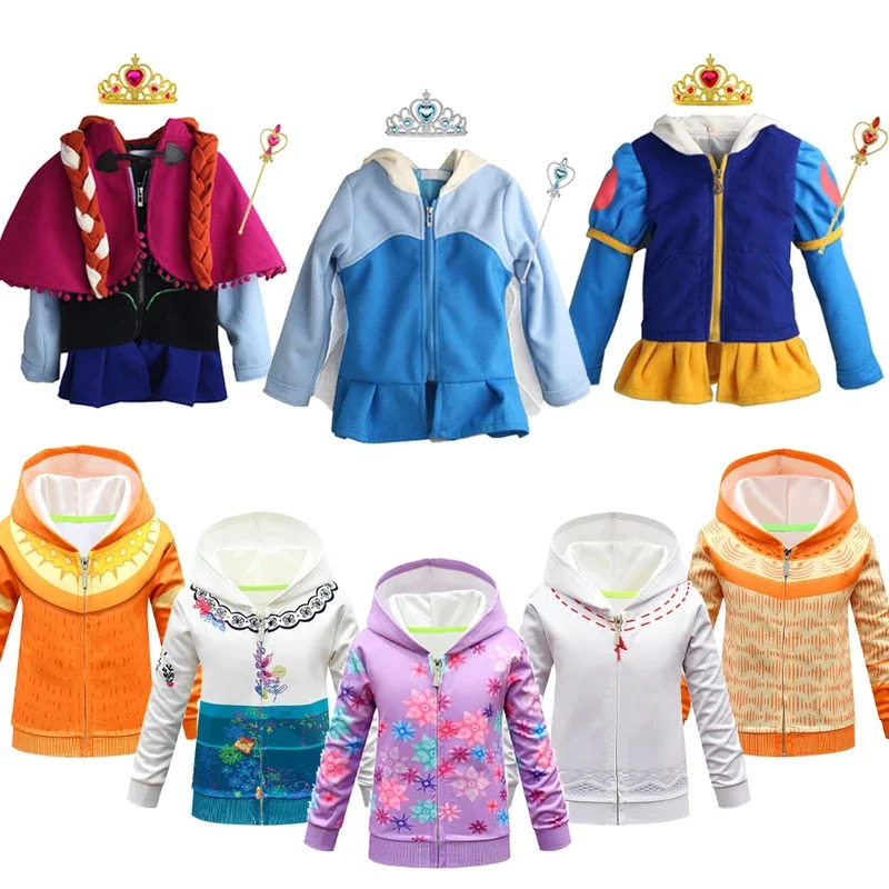 Winter Clothing Youtube - Niños Niñas Elsa Blancanieves Anna prendas