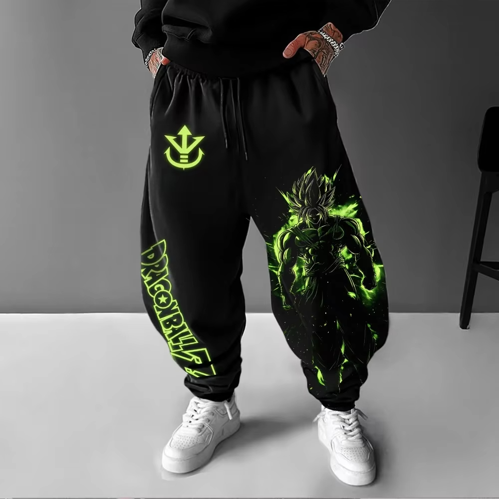 Winter Clothing Anime - Pantalones de Dragon Ball para hombre,