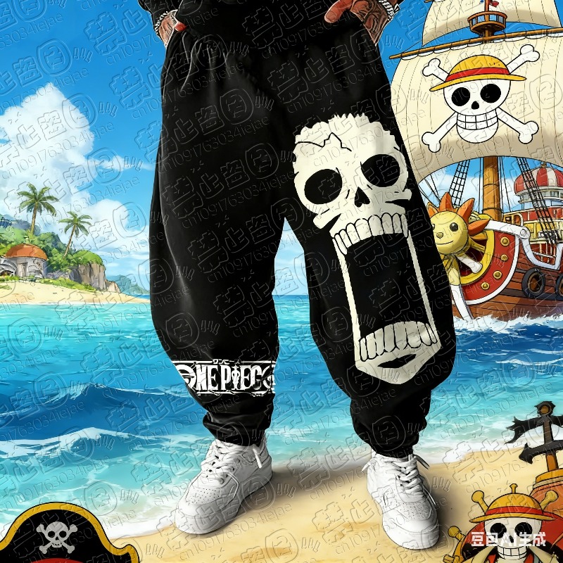 Winter Clothing Anime - Pantalones Deportivos para Hombre One Piece