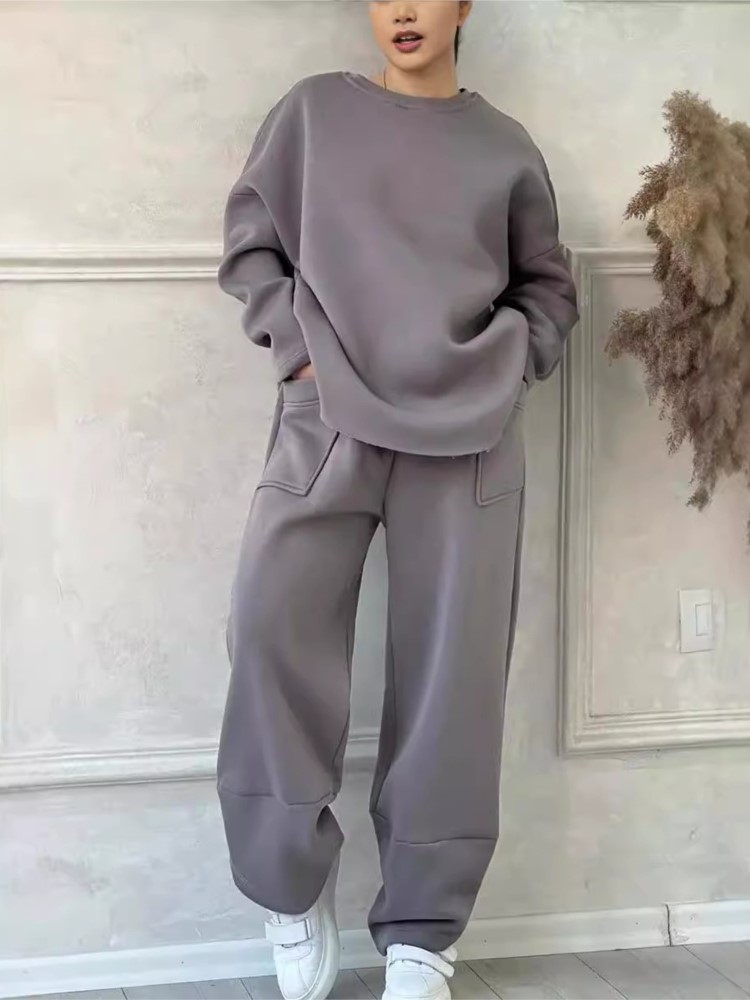 Winter Clothing Sales - Nuevo conjunto liso de 2 piezas