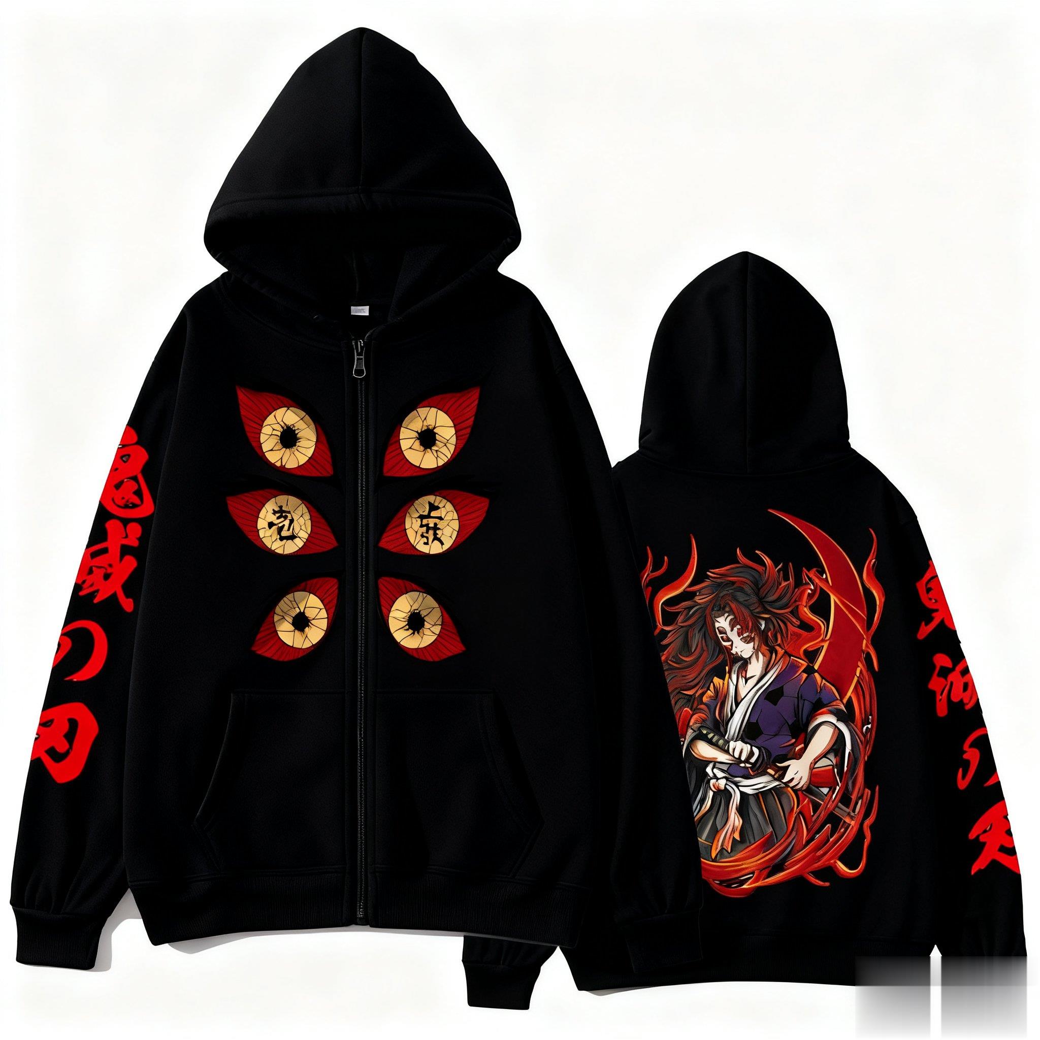 Winter Clothing Anime - Kokushibo hombres Otoño Invierno 100% algodón