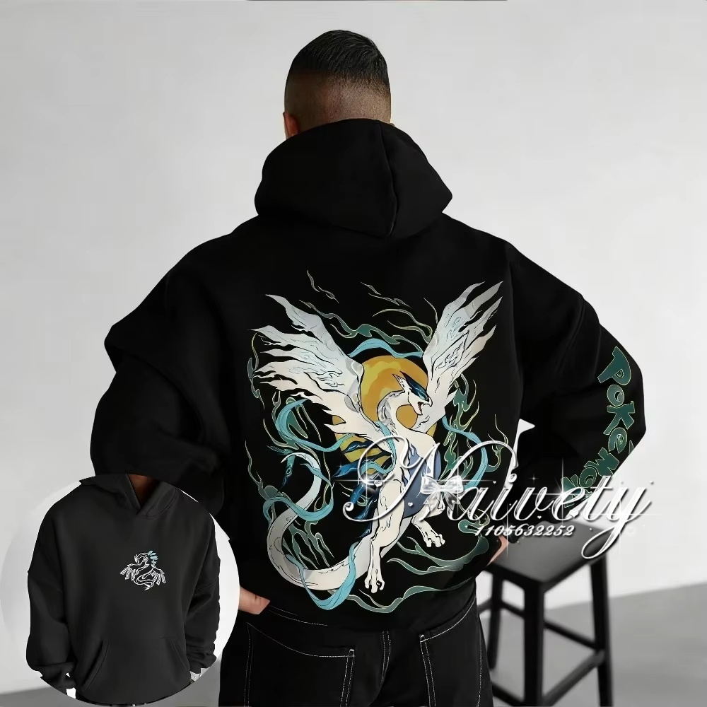 Winter Clothing Sales - Sudadera con Capucha con Estampado de