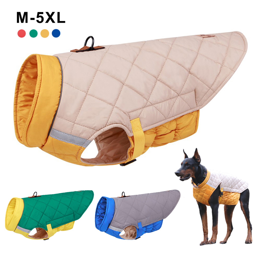 Winter Clothing In French - Ropa para perros grandes, chaqueta impermeable