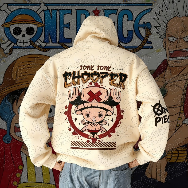 Winter Clothing Anime - Sudadera con Capucha de One Piece