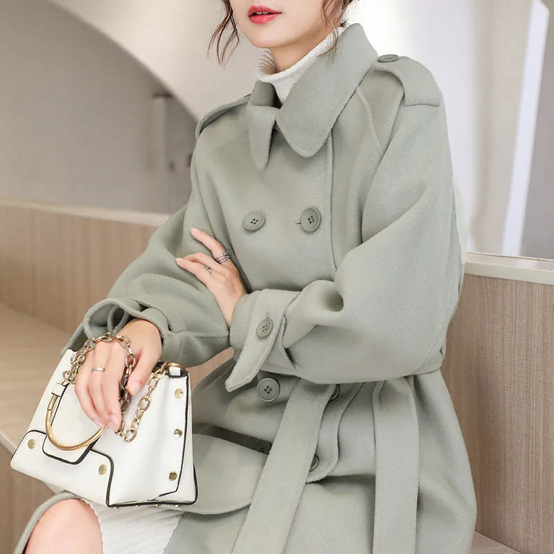 Winter Clothing Youtube - Abrigo de Lana para Mujer, Largo