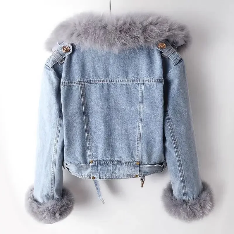 Chaqueta vaquera para mujer co - Winter Clothing Sales reseña y precio