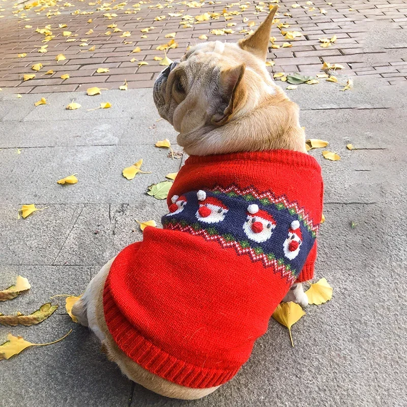 Suéter navideño para perros, r - Winter Clothing In French reseña y precio