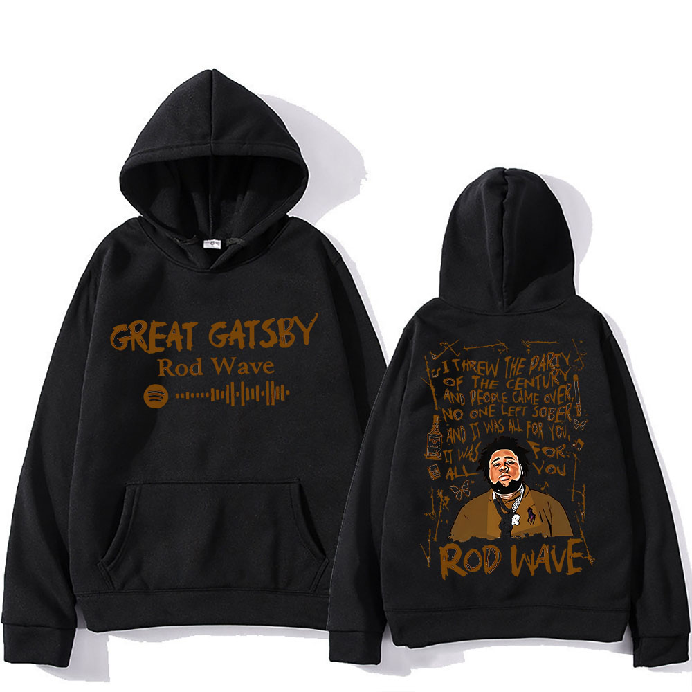 Rod Wave estampado gráfico con - Winter Clothing Drawing reseña y precio
