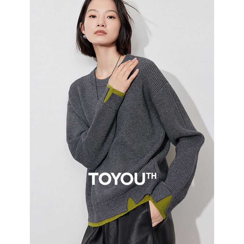 TOYOUTH mujeres falso suéter d - Winter Clothing Sales reseña y precio