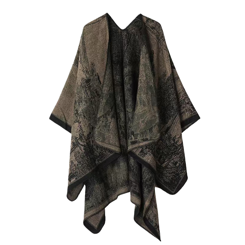Chal de punto estampado para m - Winter Clothing Ideas For Women reseña y precio
