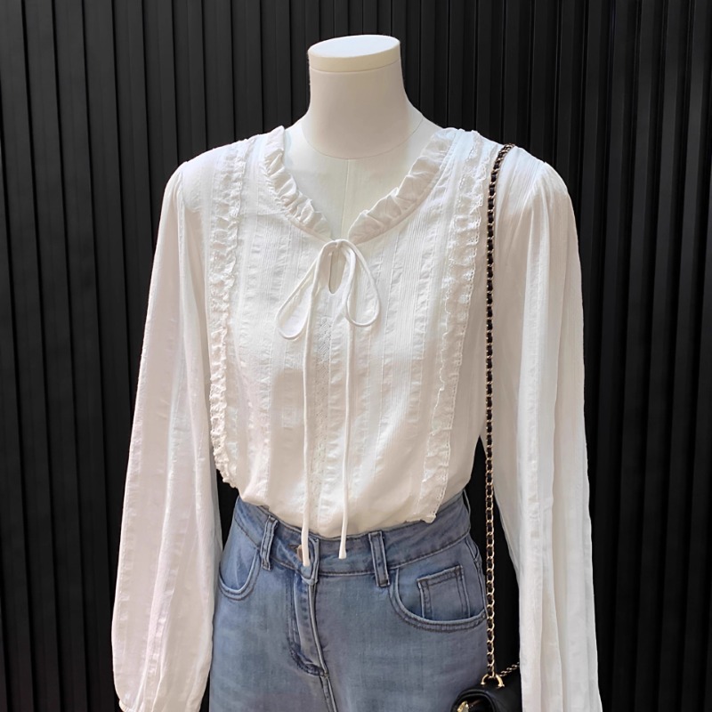 Ropa de mujer Camisa con cordo - Winter Clothing In French reseña y precio