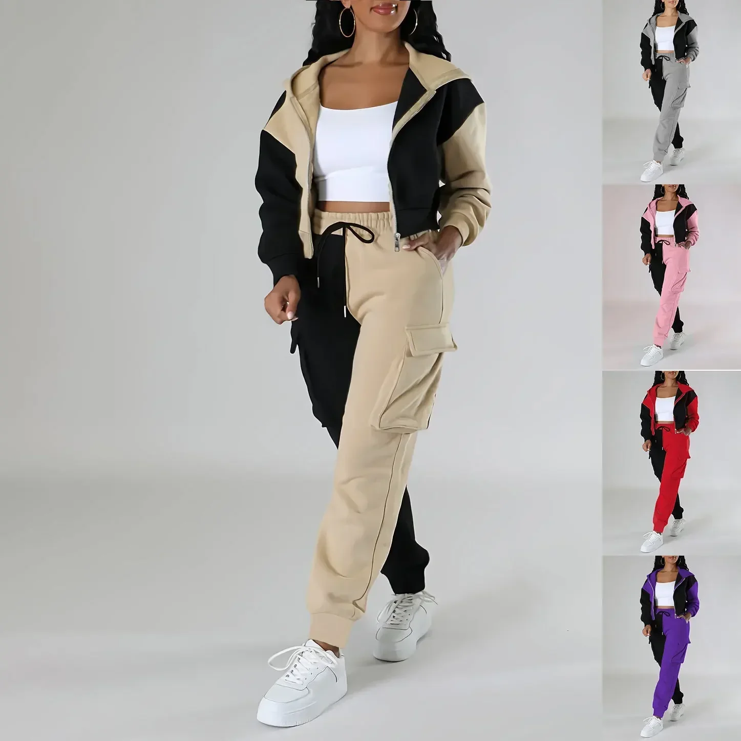 Traje holgado de dos piezas pa - Winter Clothing Sales reseña y precio