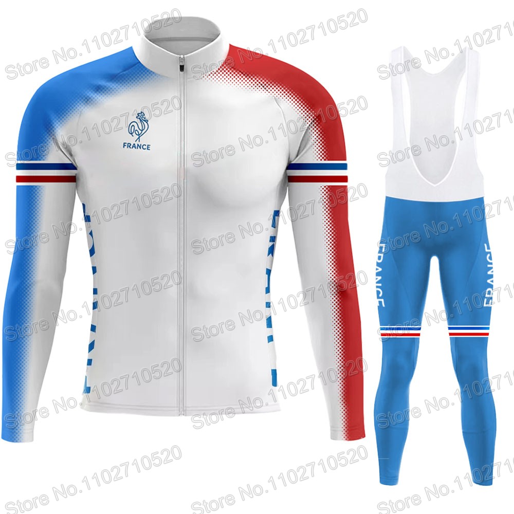 Conjunto de Jersey de ciclismo - Winter Clothing In French reseña y precio